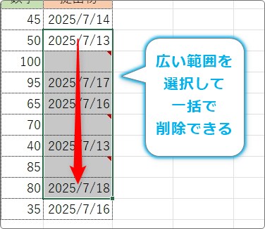表示オプションの詳細と選択基準