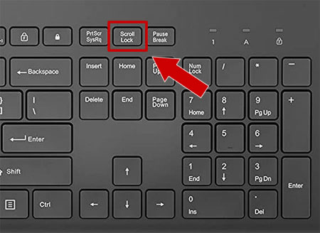 ExcelのScroll Lockを解除するには？