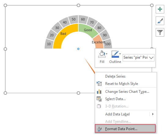 Excelでゲージを作成する：基本アプローチ