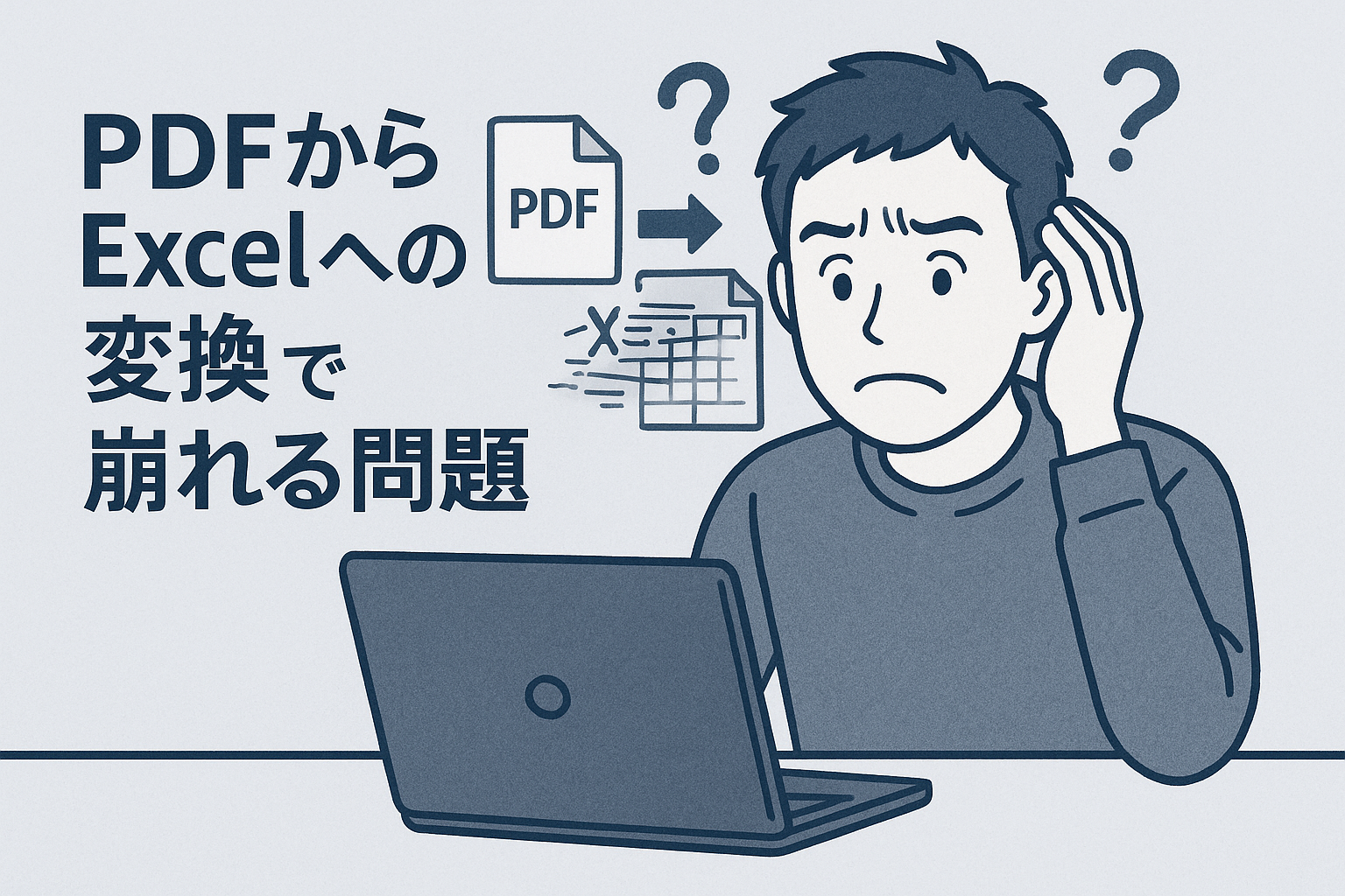 エクセルでPDFを変換すると文字がずれる原因は？