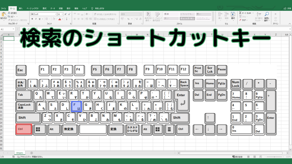 ExcelでCtrl+Shift+F1を押すとどうなる？