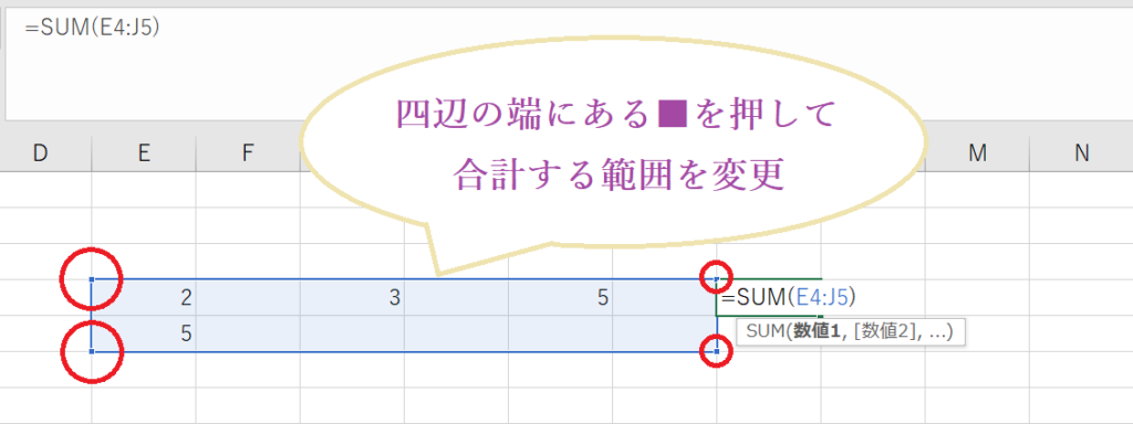 主な問題シナリオと手動での範囲指定法