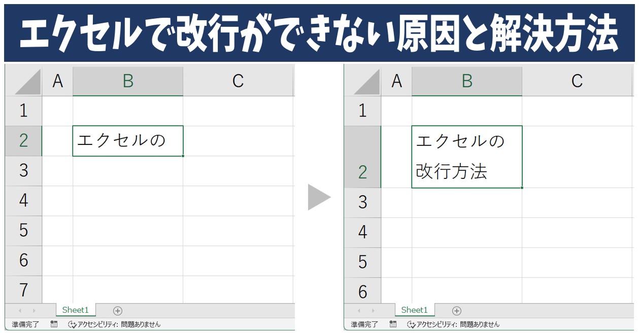 Excelセル内改行が機能しない根本的な要因