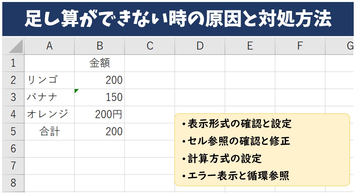 合計値が一致しない根本的な原因を探る