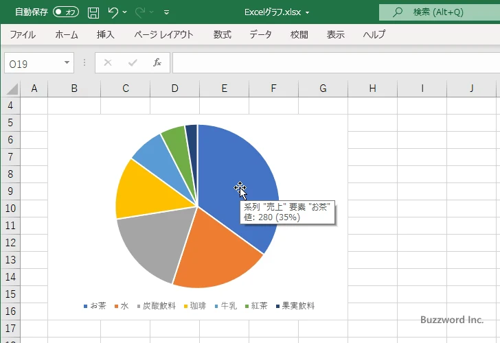 「データ系列の書式設定」を用いた精密な操作