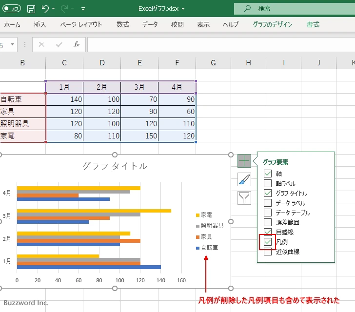 凡例を削除する方法とその判断基準