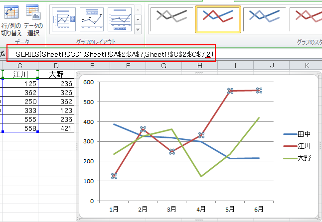 凡例の順序をデータソースに同期させる基本原理
